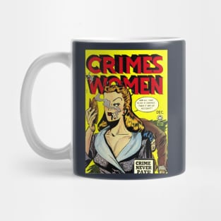 Crimes by Women Vintage Comic Book Mug